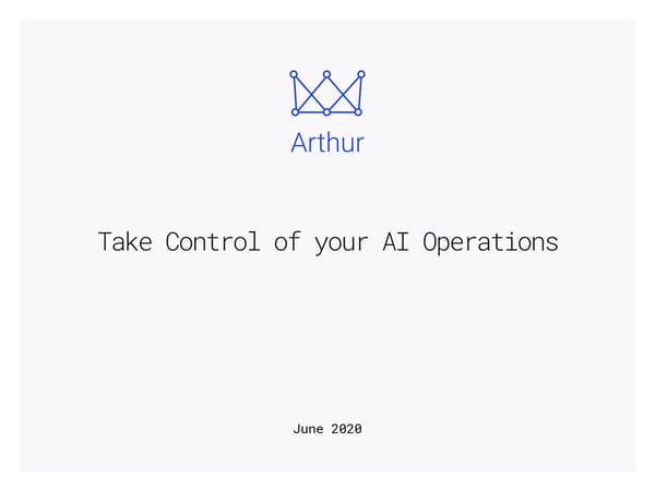 Arthur AI - Page 1