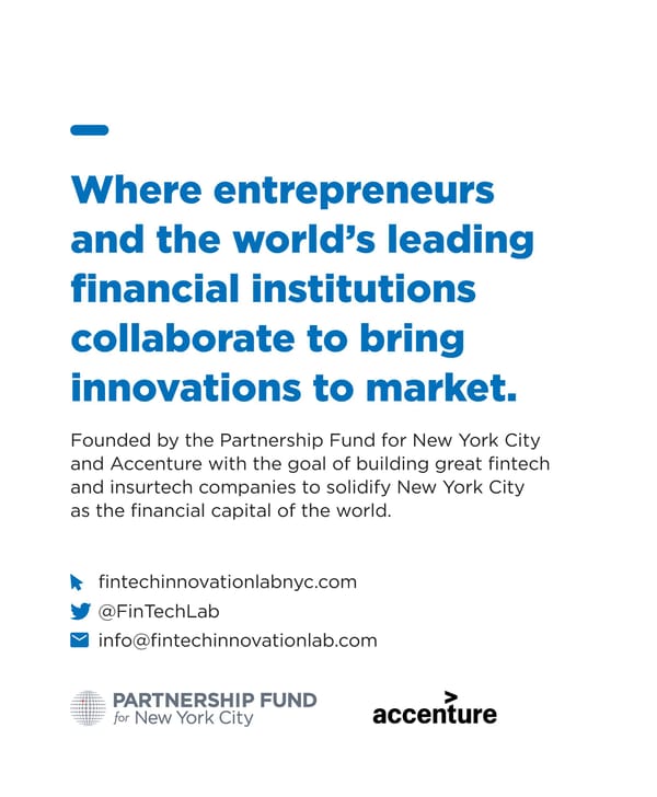 FinTech Innovation Lab New York - Brochure - Page 3